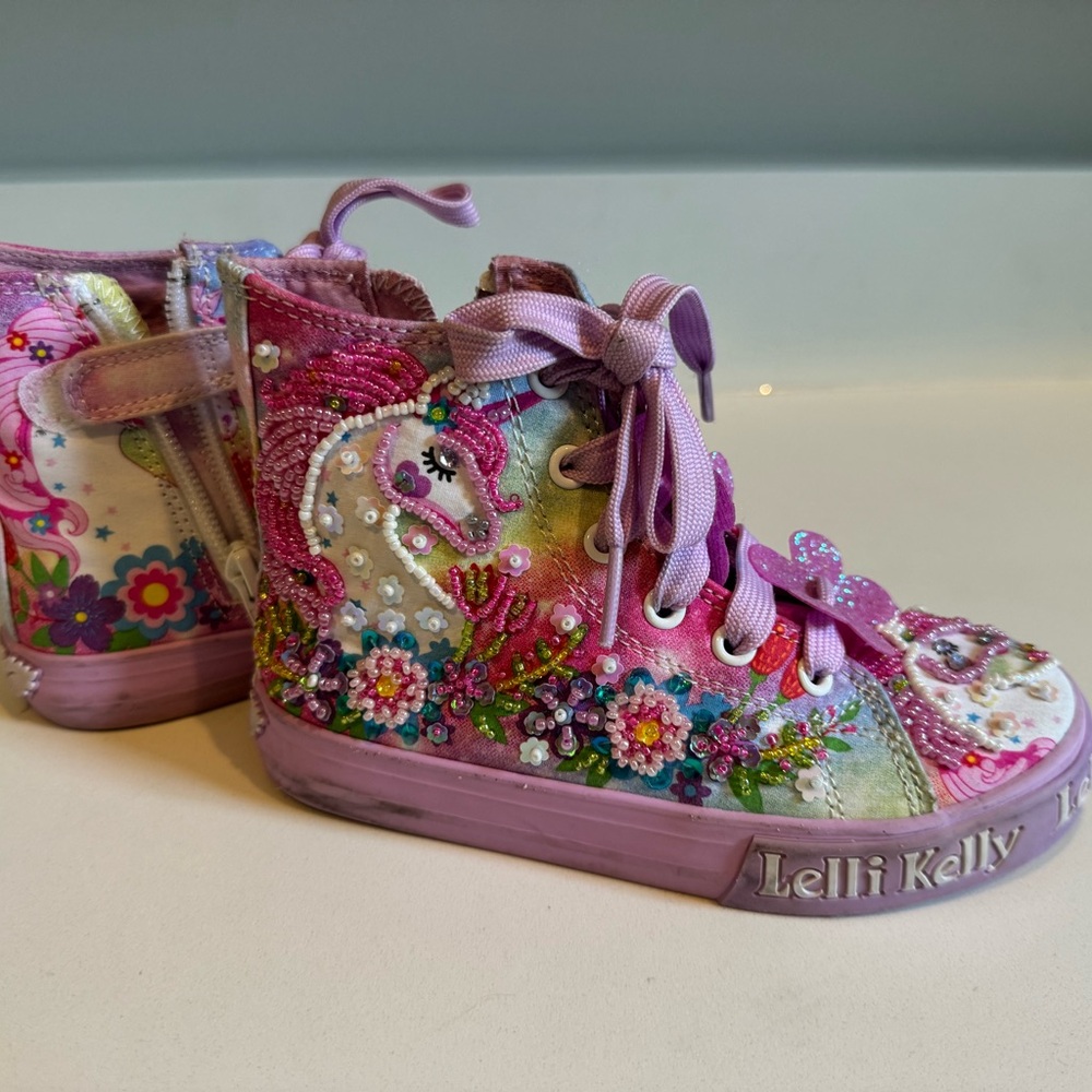 Lelli Kelly unicorn size EU 28 high top sneaker; - Picture 4 of 5